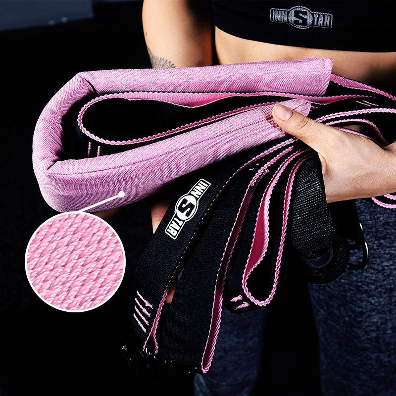 Pilates & Yoga Stretch Band – Resistance Flexibility Band for Stretching, Physical Therapy, and Home Workouts